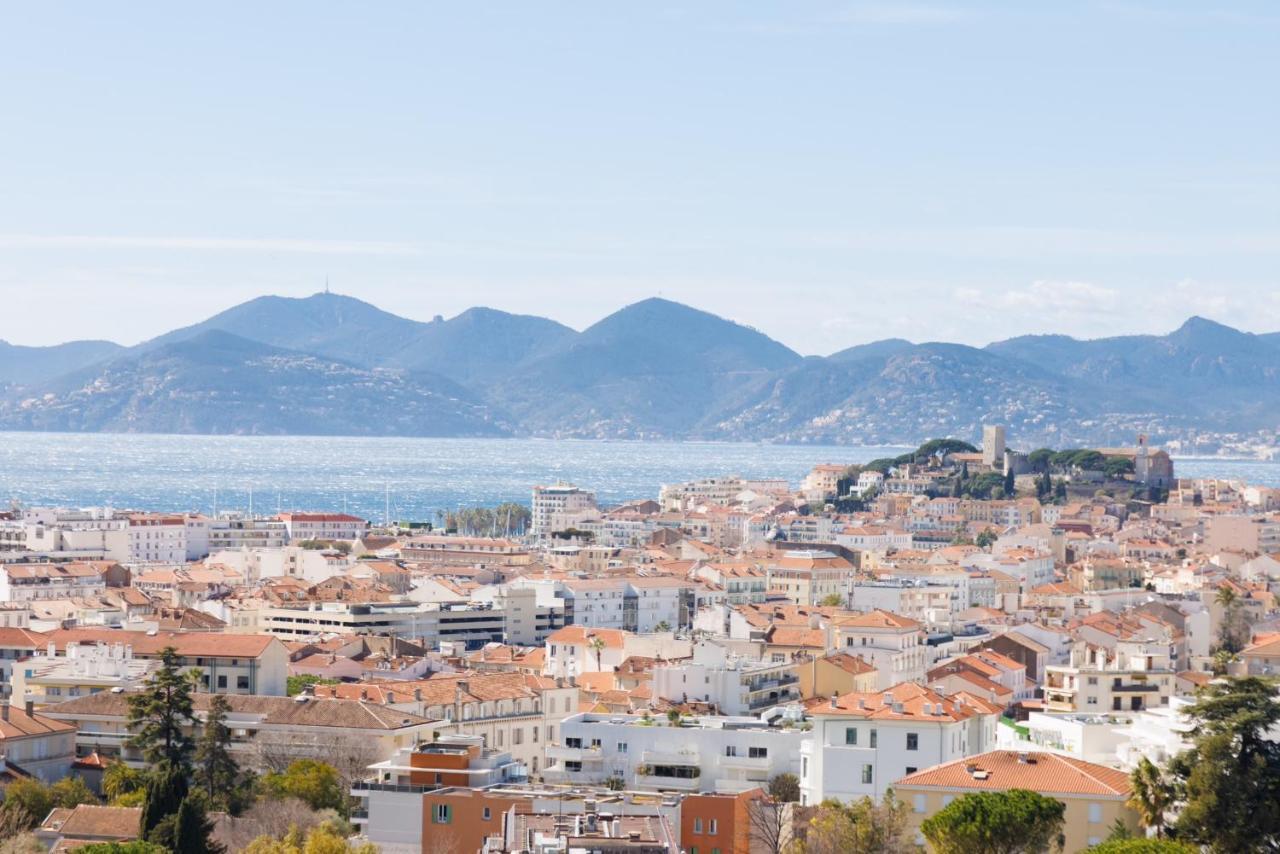 Cannes Panorama - Piscine, Vue Mer, Parking, Clim Apartment Exterior photo